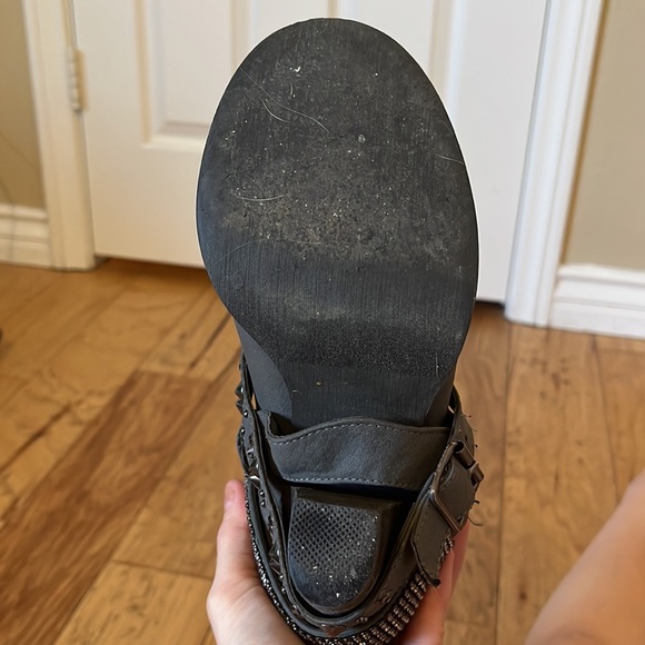 Not Rated Studded Ankle Booties - grey - size 7.5 - Picture 5 of 5